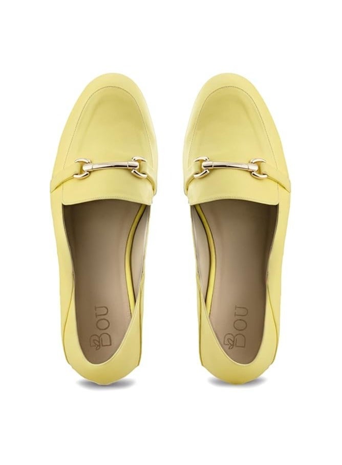 BOU Loafers Moccasin - Lemon Yellow - Image 2